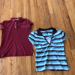 Hollister and Bugle Boy shirts